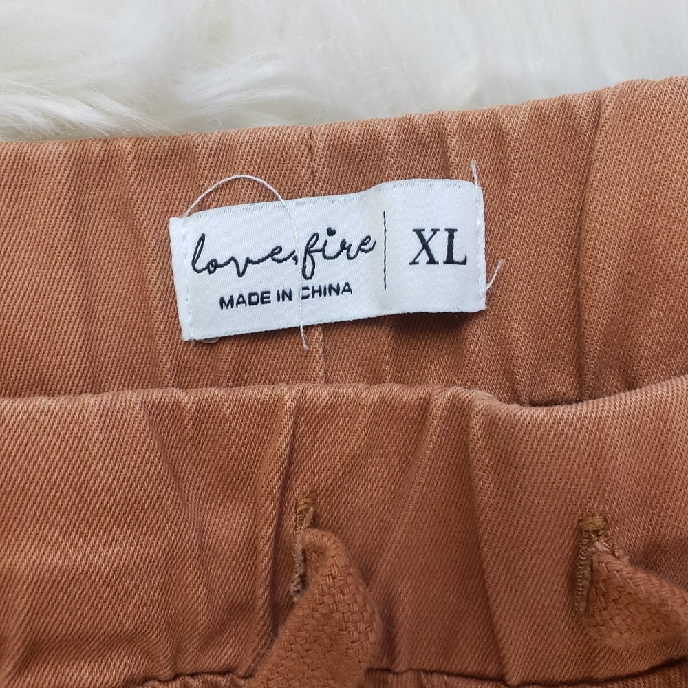 New Love, Fire Solid Pull-On Twill Rusty Orange D… - image 7